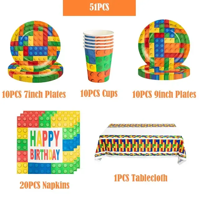 Kids Birthday Party Tableware 3