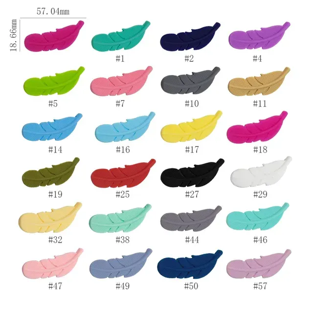 Cute-idea 10 Teile los Silikon Perlen Beißring Schnuller 3