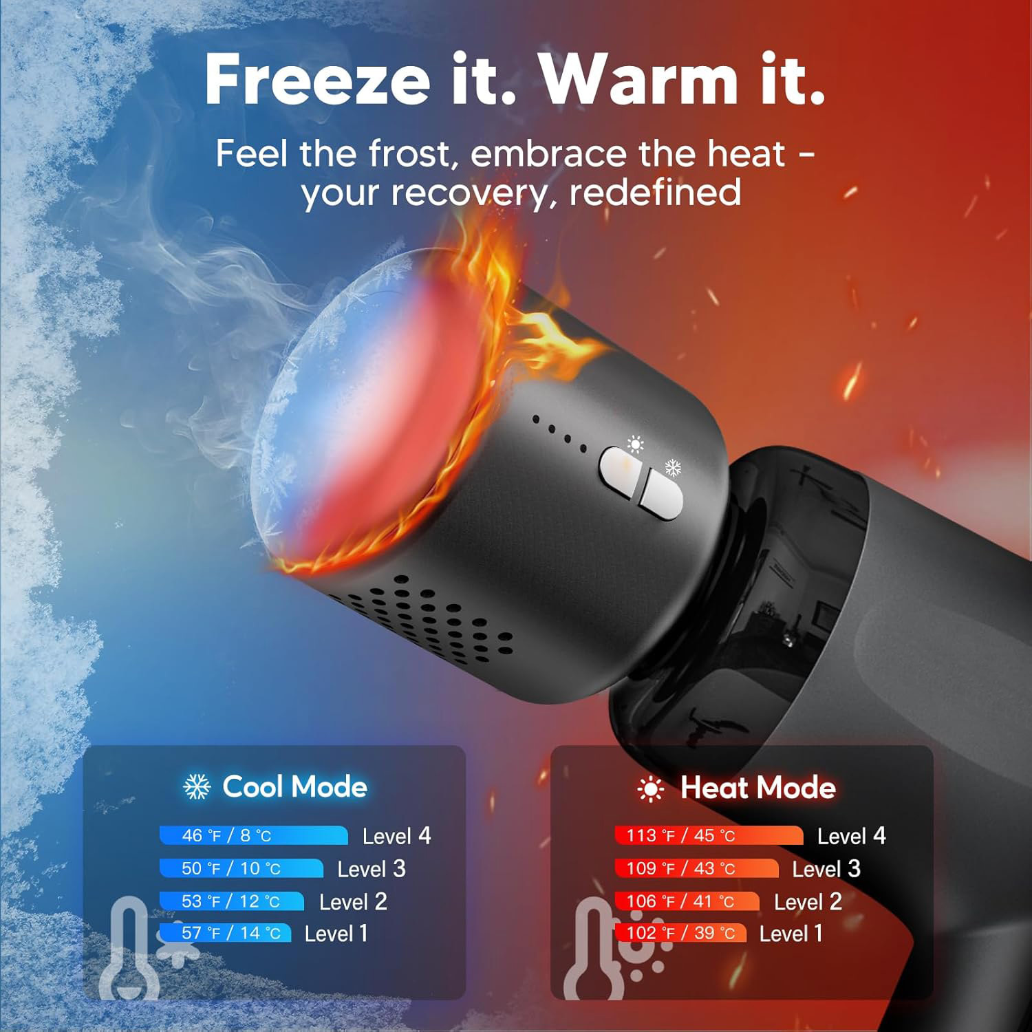 Portable Mini Heated Massage Gun 2