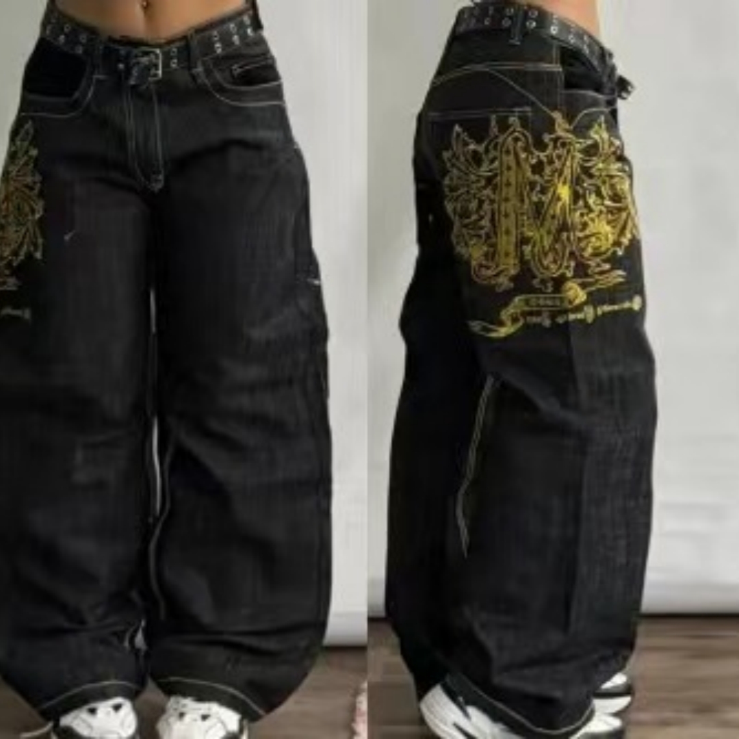 Retro Washed Ripped Jeans 2