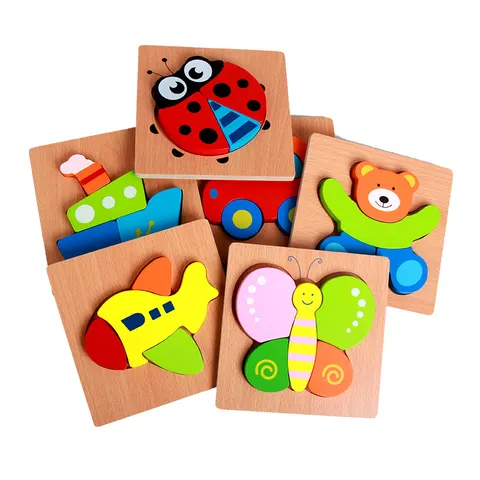 ZYL01 Cartoons and Children's Wooden Puzzle Toys 0.2