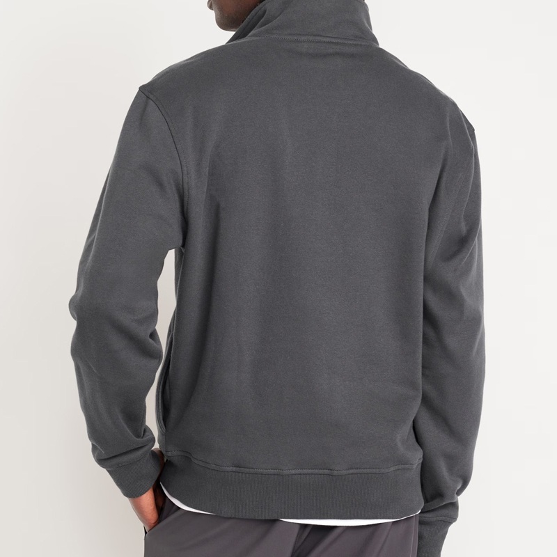 Men's Oversized Fleece Quarter Zip Sweatshirt 2