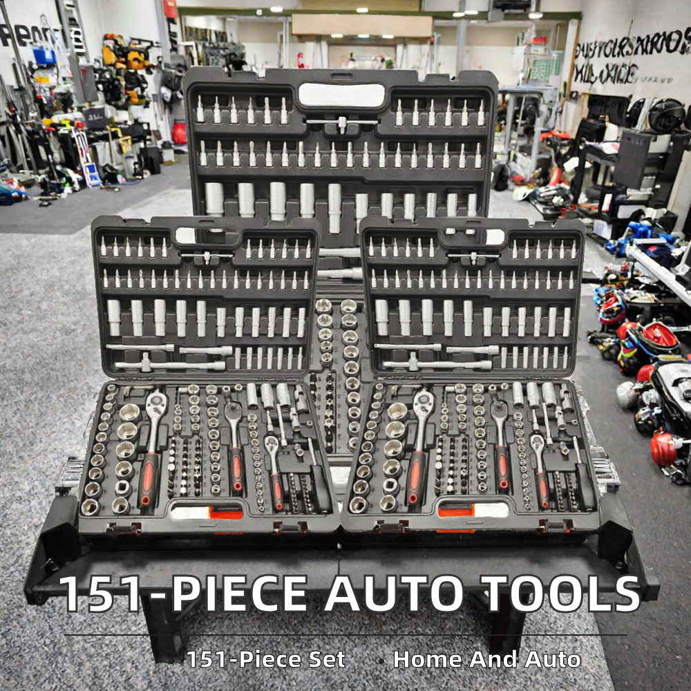 Steel Workshop Tool Set with Carry Case 2