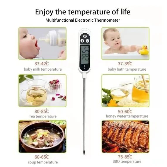 Digital Food Thermometer with Probe 3