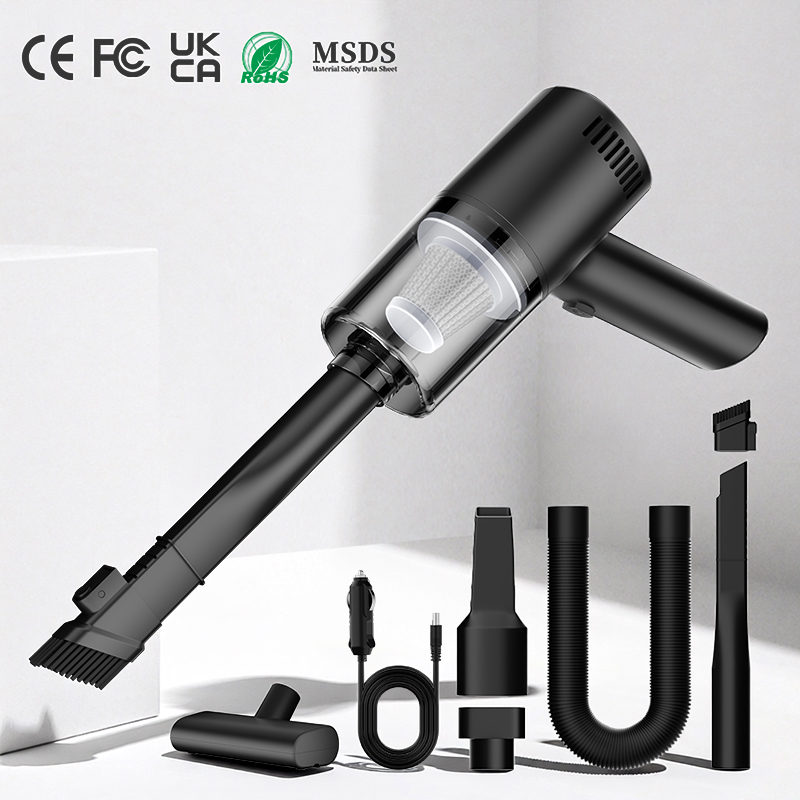 ABS Corded Portable Car Vacuum Cleaner 5000Pa Strong