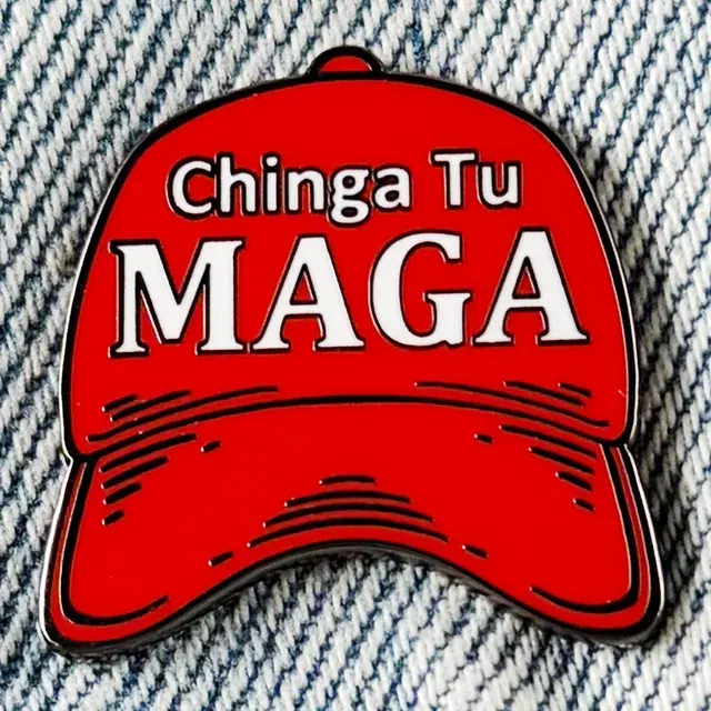 Political Enamel Lapel Pin for Backpacks 3