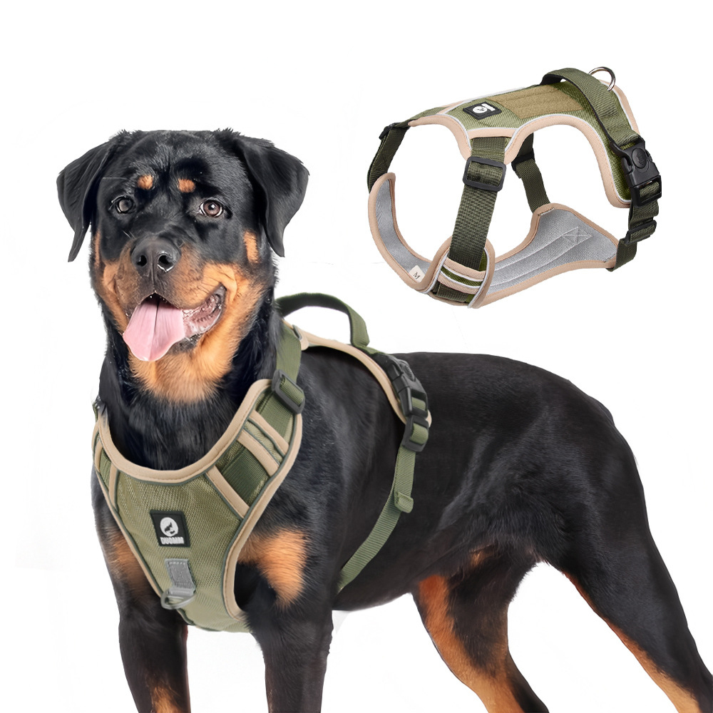 Style Reflective Functional No Pull Tactical Dog Harness