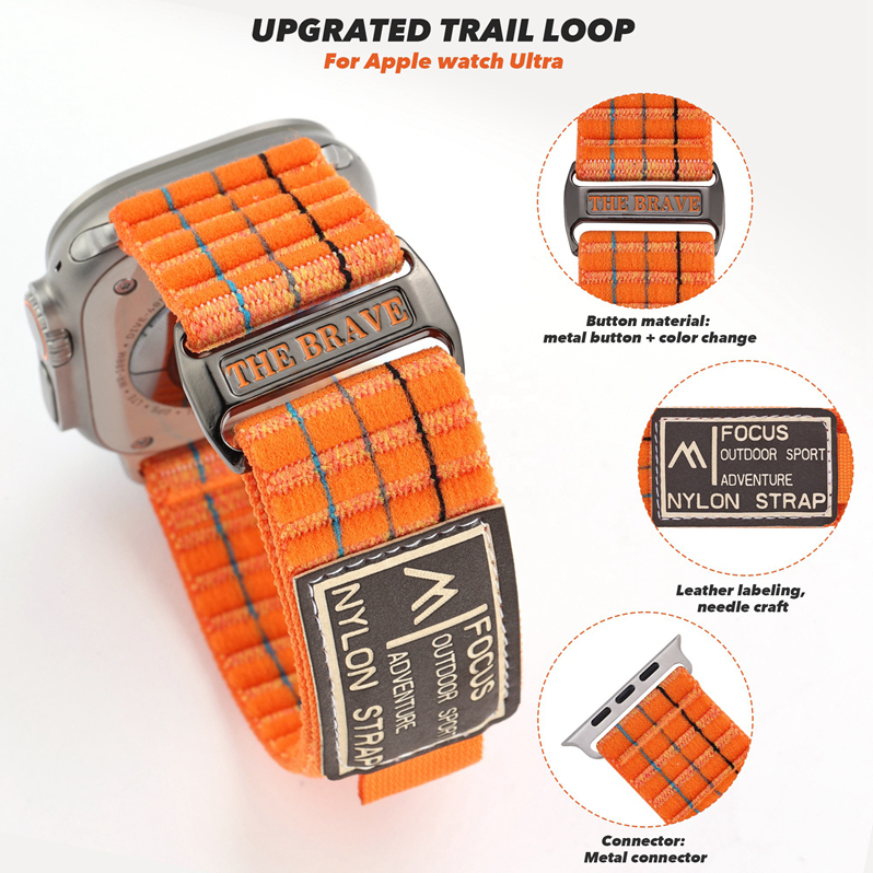 Breathable Nylon Velcro Watch Strap 2
