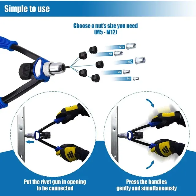 Rivet Nut Pliers Set 3