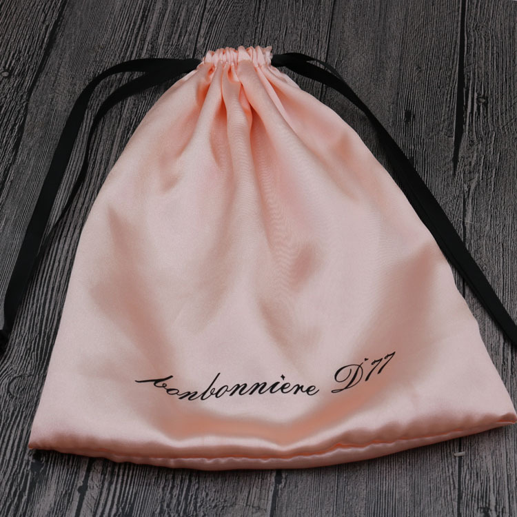 Large Satin Silk Drawstring Bag 4
