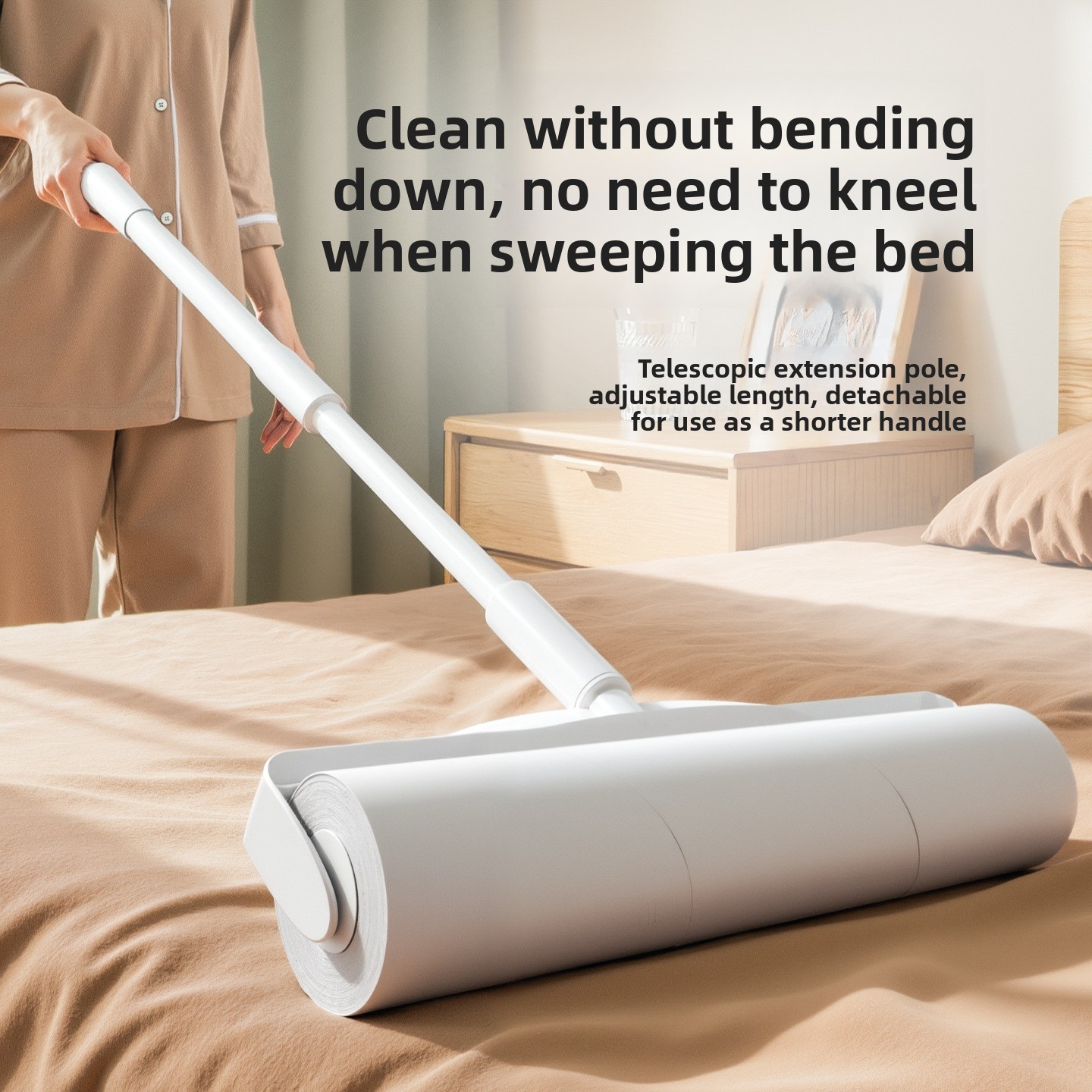Extendable Lint Roller for Pet Hair 2