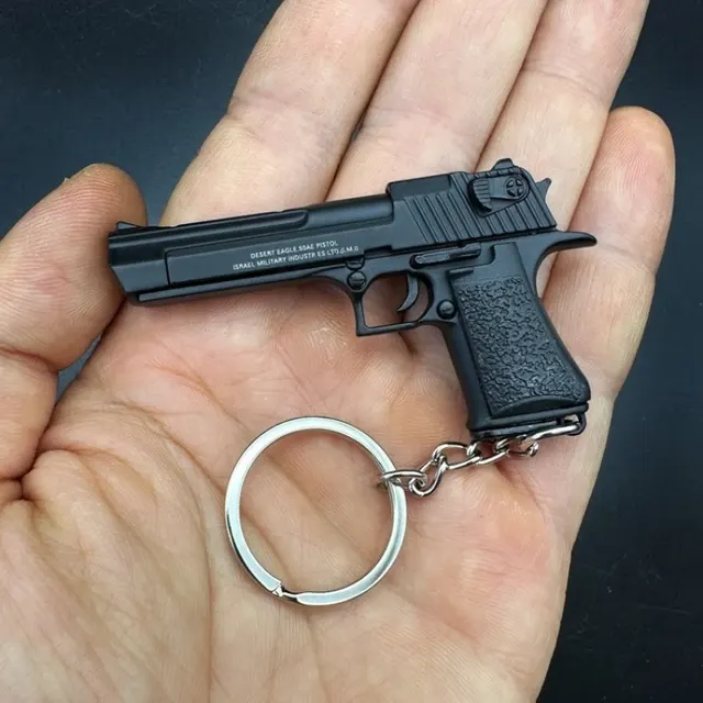 Metall-Schlüsselanhänger Desert Eagle Pistole 1:4 4