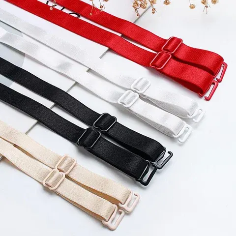 1 Paar Rutschfeste Bh-träger Nylon Elastische Bands Gummi