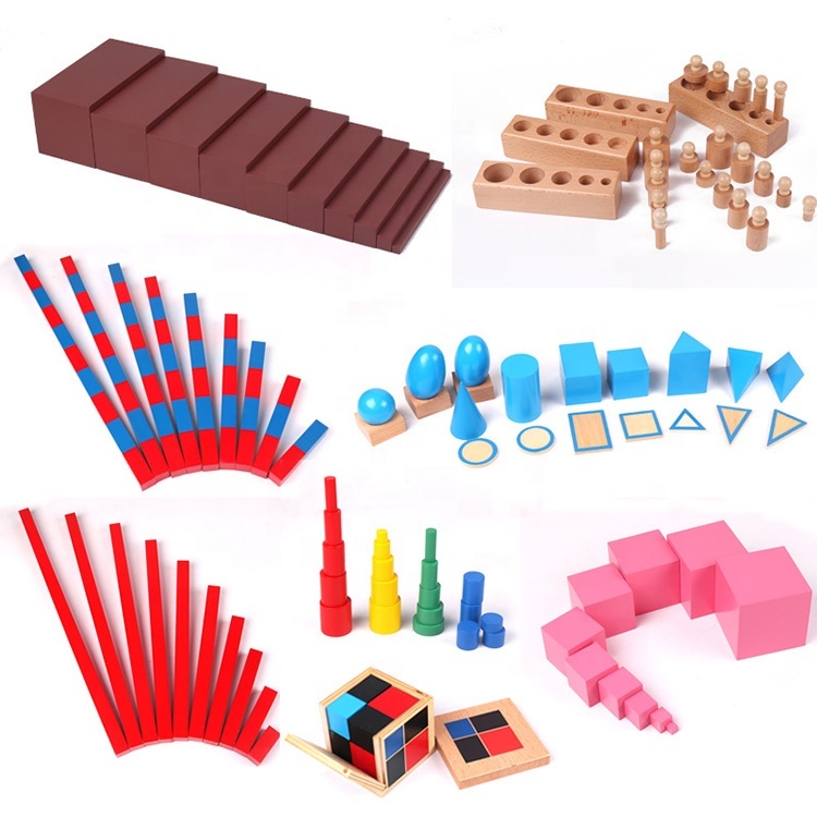 8-Piece Montessori Learning Toys for Preschoolers