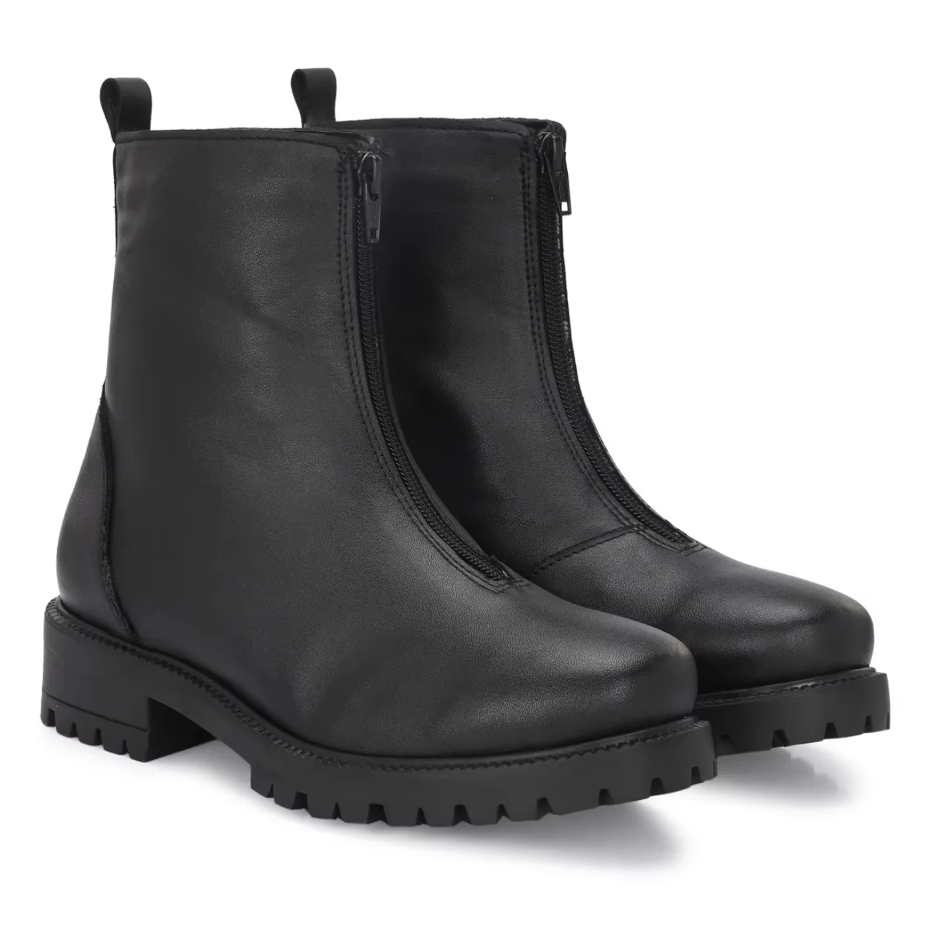 Lederstiefeletten