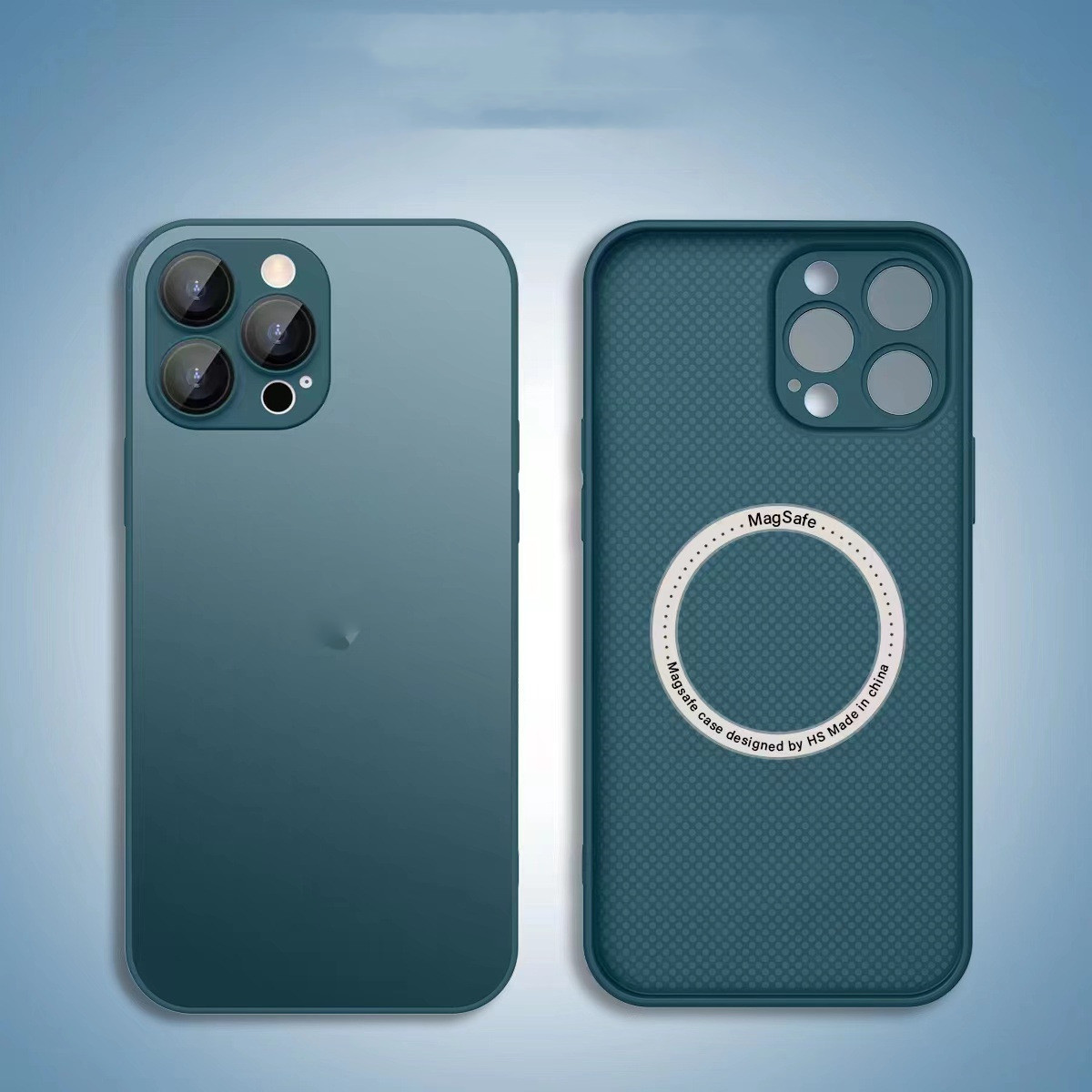 Clear Frosted Magnetic Flower Phone Case 2