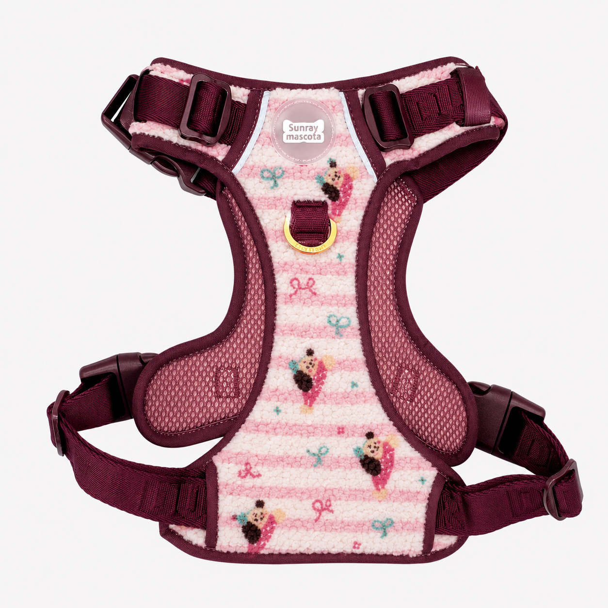 Sunraymascota Fashion Padded Dog Harness and Leash Set