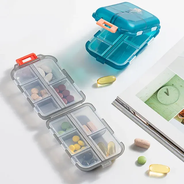 10-Compartment Travel Pill Organizer 4