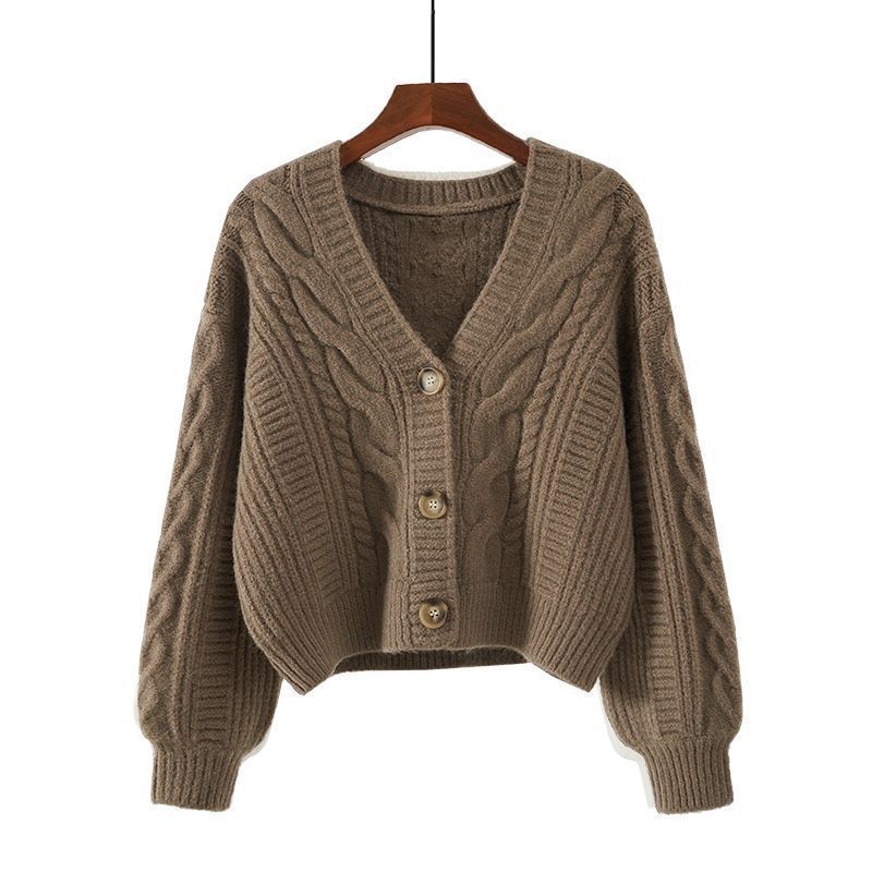 Cable - Knit Open Front Cardigan Vintage Slouchy 3