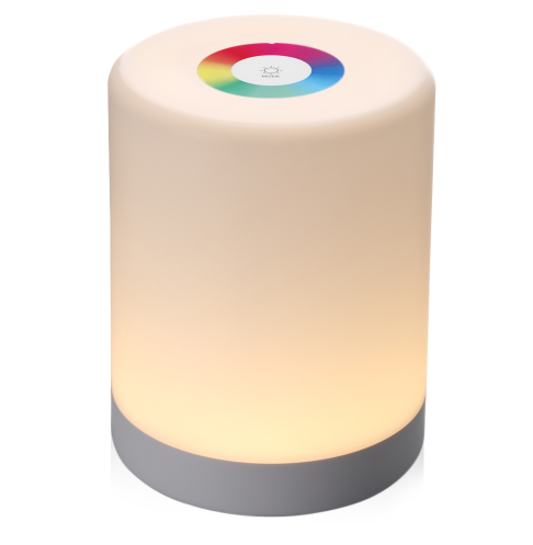 Smart LED Bedside Lamp with Colorful Ambient Light
