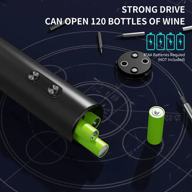 Modern Automatic Eco-Friendly Battery-Powered Electric Wine Opener Gift 3
