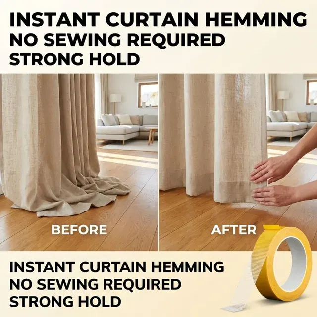 Curtain Hem Tape 1