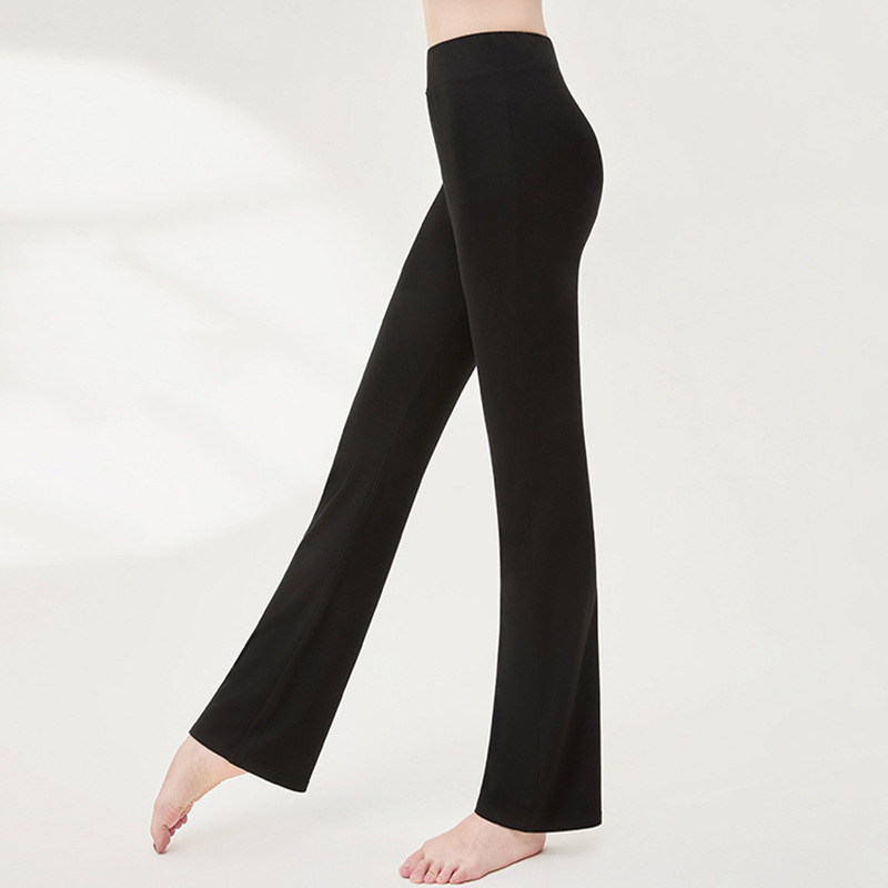 Girls High Waist Flare Sports Pants 2