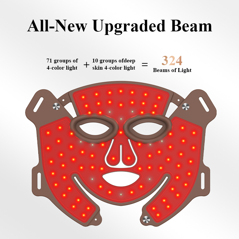 Wireless 1072nm LED Mask Silicone Handheld Portable Infrared 3