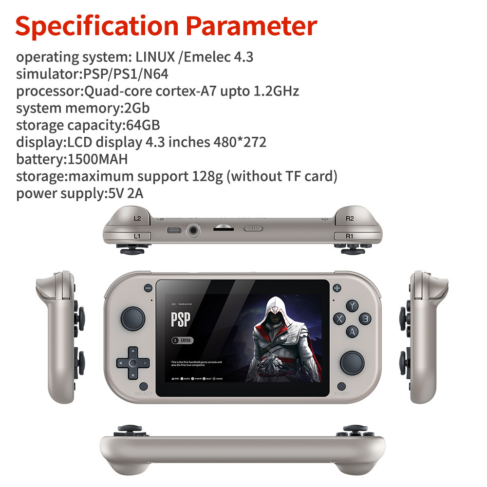 Retro Handheld Game Console 15000 Games 4