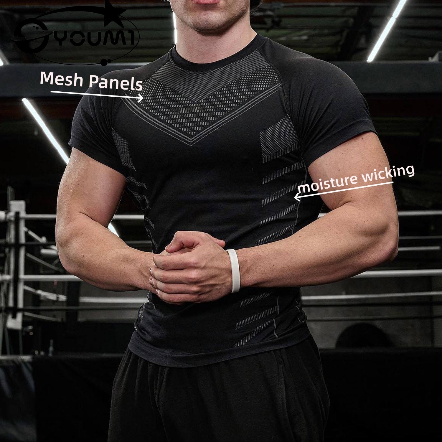 Men's Mesh Panel Training Tank Top