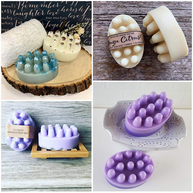 Oval Spa Silicone Mold for Soap Candles 3