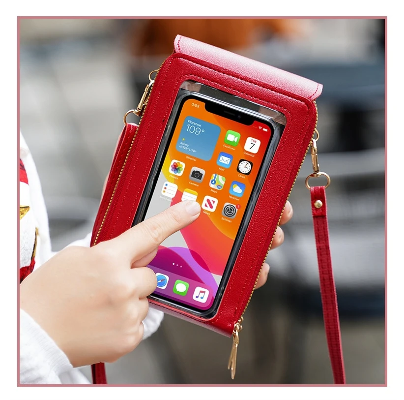 Crazy Bag Fashion Touch Screen Lock Handytasche Damen 4