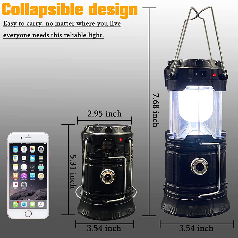 RTS Portable Multifunctional Waterproof Camping Lamp Usb Rechargeable 4