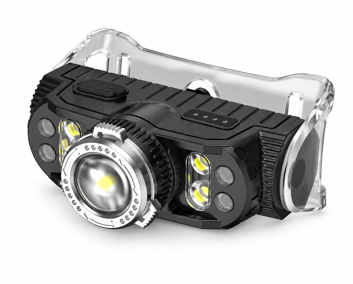 Rechargeable Motion Sensor Magnetic Zoomable LED Work Light