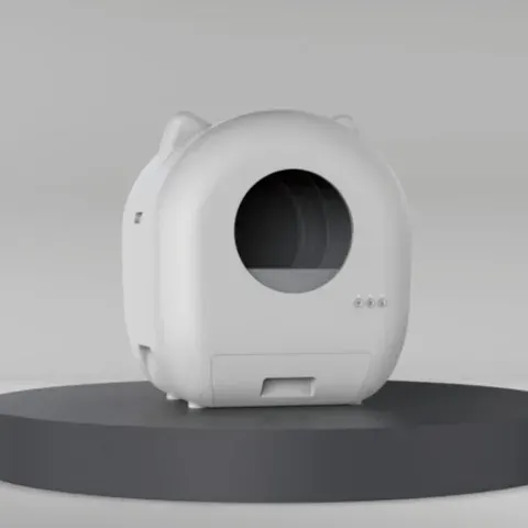Automatische Katzentoilette mit Selbstreinigung