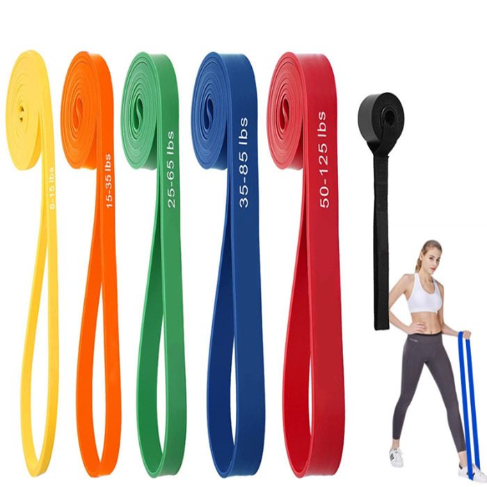 5 Pieces Different Level TPE Resistance Long Loop