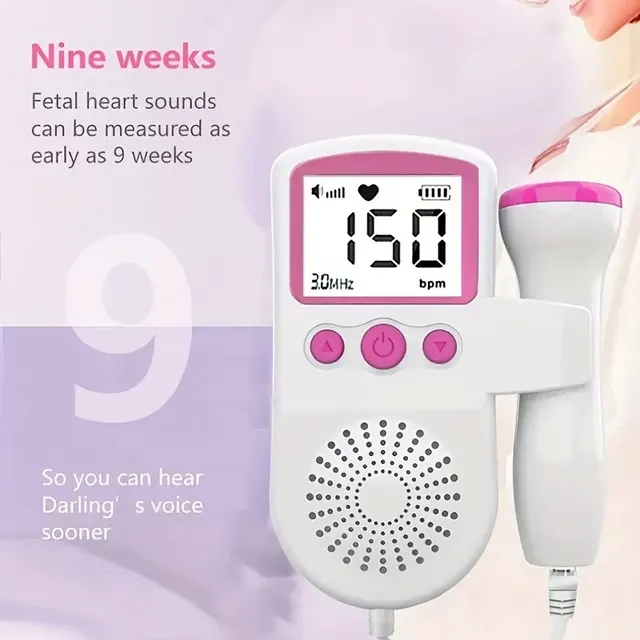 Fetal Doppler Heart Rate Monitor for Pregnancy 3