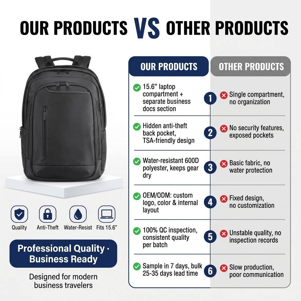 Lightweight 15.6-Inch Unisex Laptop Backpack 2