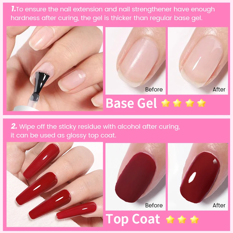 BORN PRETTY 6 IN 1 Nagelklebergel 15 ml 4