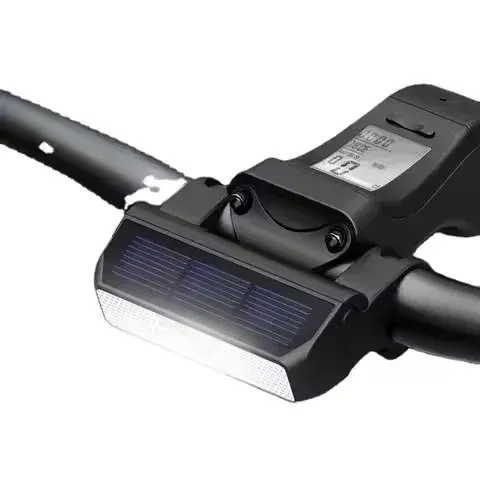 Solar Wasserdichte Fahrradlampe USB Wiederaufladbar