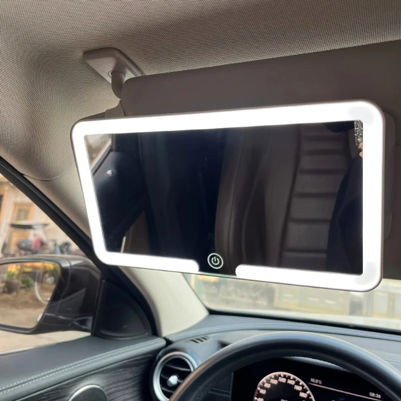 Illuminated LED Makeup Mirror for Sun Visor 2