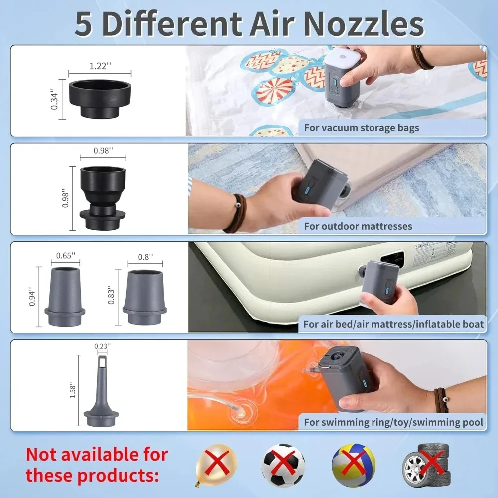 Portable Rechargeable Mini Air Pump 3