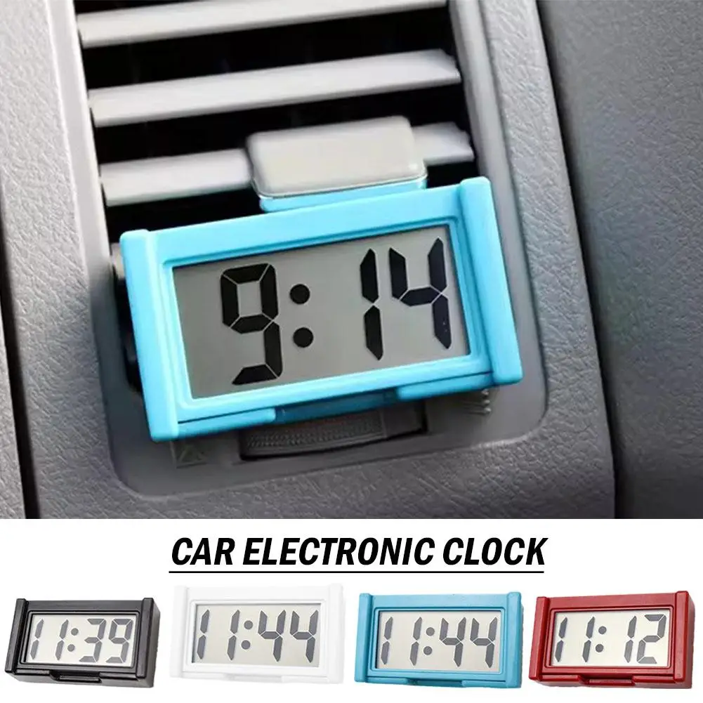 Auto Elektronische Uhr Dashboard Zeit Digital Display Selbstklebende 4