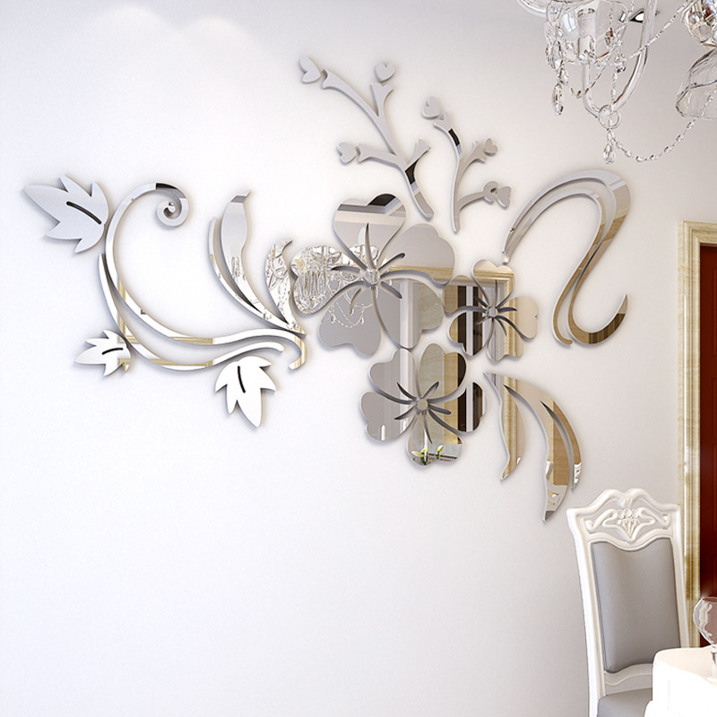Creative Vase Acrylic 3D Wall Sticker 2