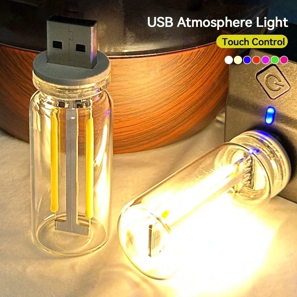 Retro LED Edison Glühbirne Nachtlicht Camping Glühlampe Dekorative 2