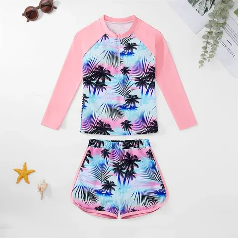 girls two-piece swimsuit