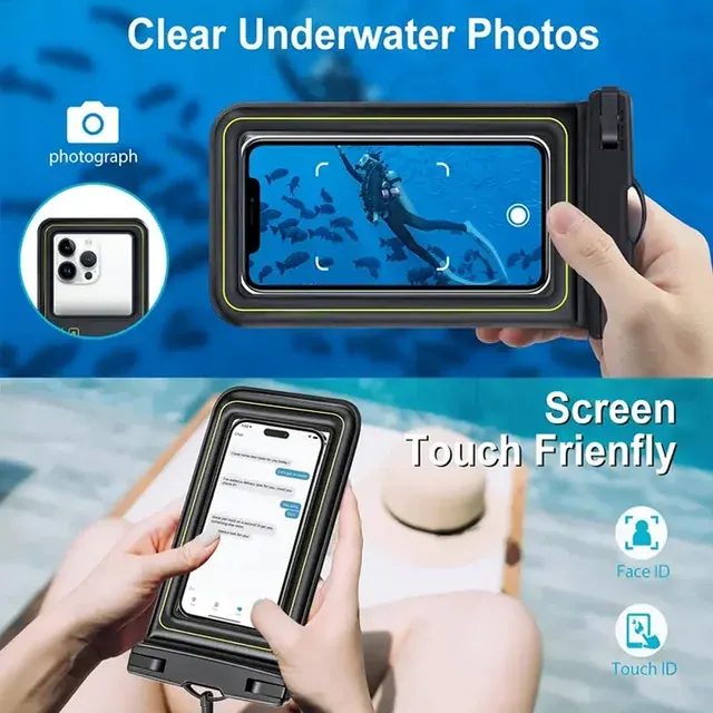 Waterproof Phone Pouch with Wrist Strap 3