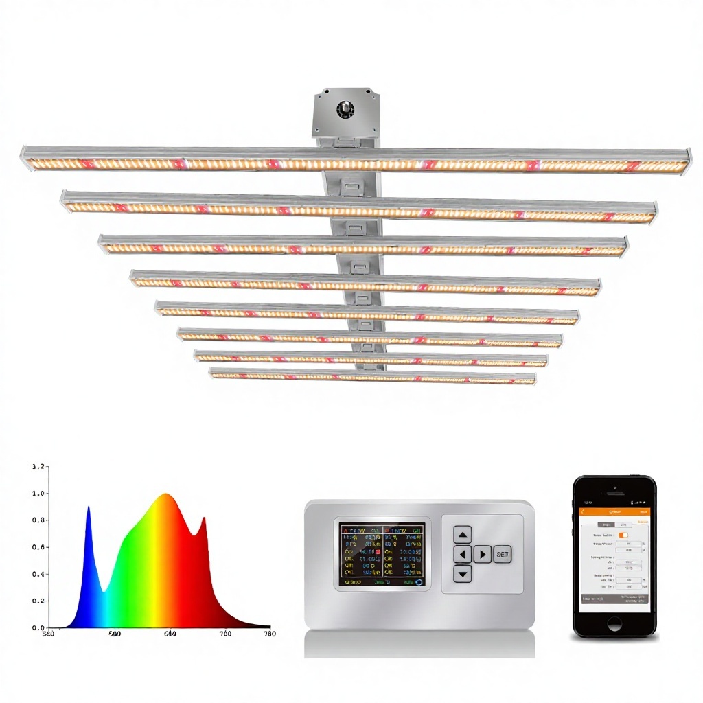Dimmable UV IR LED Grow Light 600-1000W