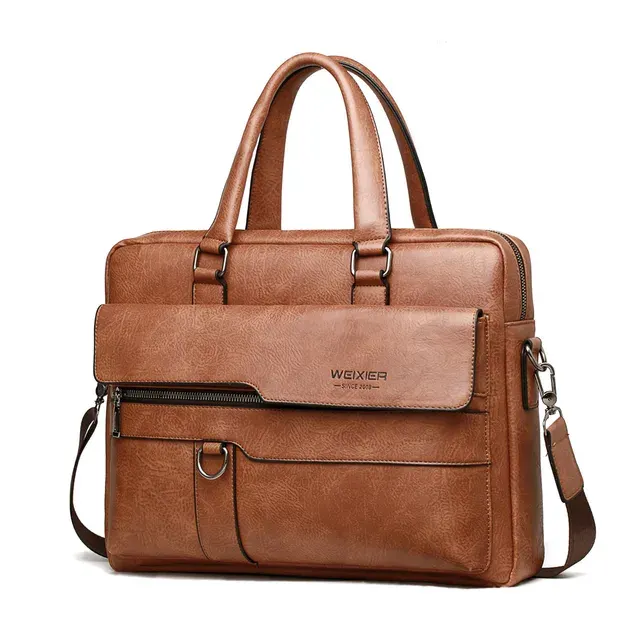 Leder-Laptop-Aktentasche 3