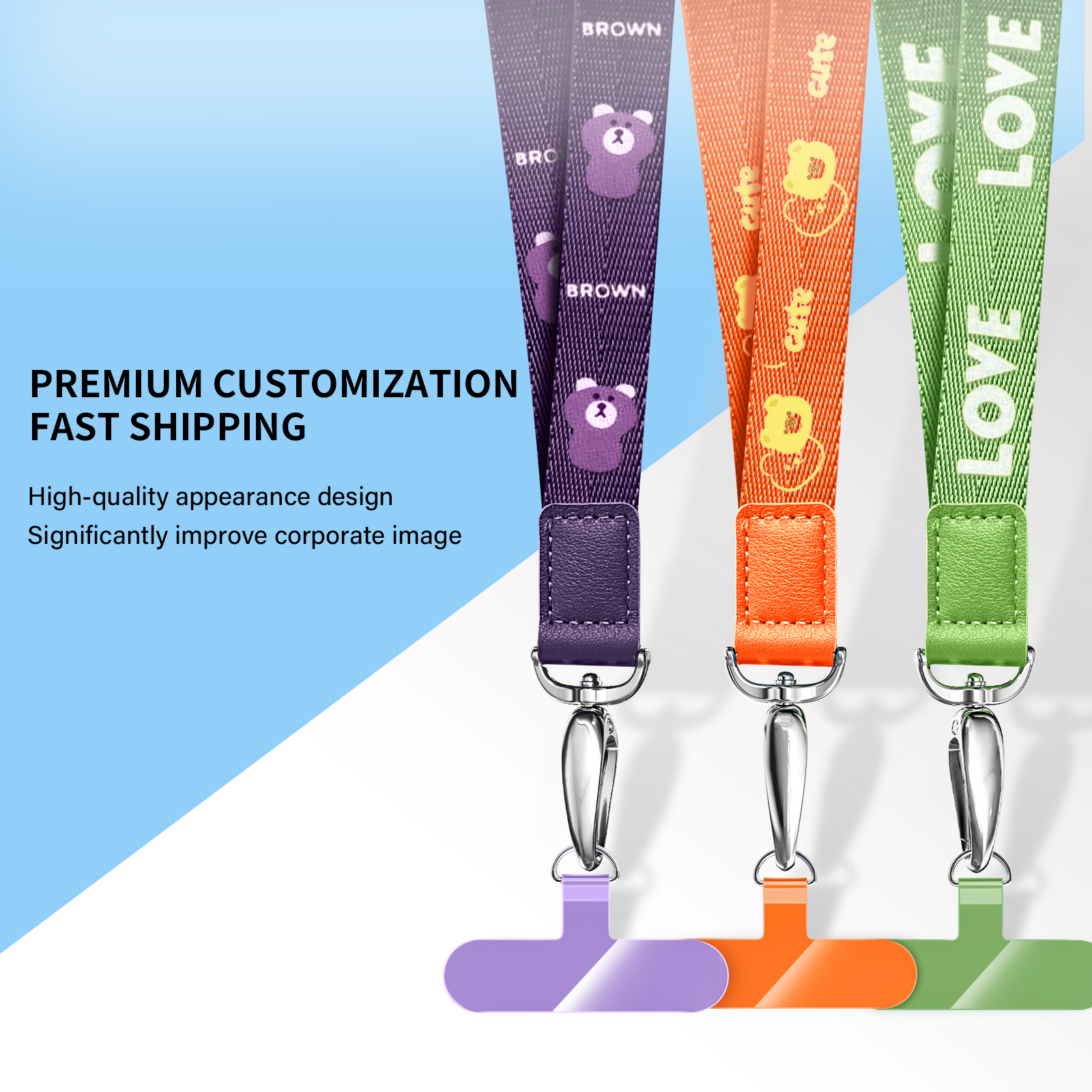 Universal Cellphone Strap Crossbody Nylon Lanyard Mobile Phone 4